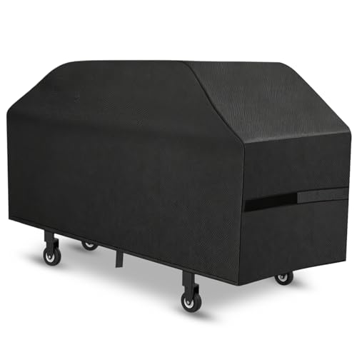 Image of Griddle Cover, 36 Inch BBQ Gas Flat Top Grill Cover for Blackstone Grill, Waterproof, Anti-Uv, Rip-Proof, Fade Resistant Material, Outdoor Griddle Cover with Hook-and-Loop Straps, Black