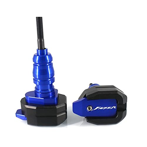 Garde carénage et curseur de cadre pour moto Yamaha FAZER FZ1 FZ6 FZ8 bleu glissière antichoc