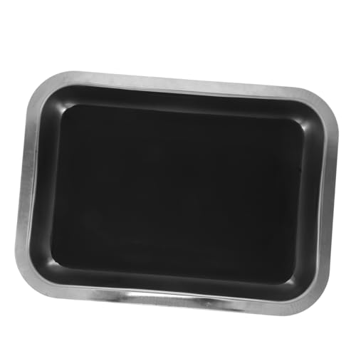 Sosoport Science Tools Stainless Steel Dissection Pan Lab Instrument Tray Wax Pan for Classroom Use