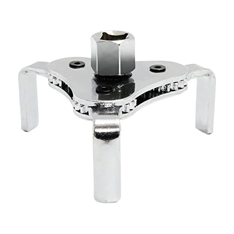KEDAKEJI Universal Oil Filter Wrench Adjustable From 2-1/2 inch to 4.5 inch Oil Filter Wrench Tool Set With 3 Jaw Cover