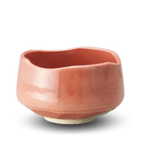 Manekineko-Ai Matcha-Teeschale Korallenrosa 476 ml