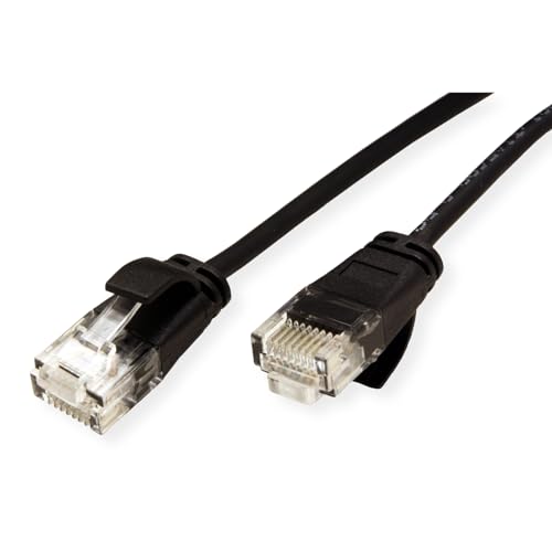 ROLINE GREEN UTP Patch Cable Cat.6A (Class EA), LSOH, Slim, Black, 5 m - Image 2
