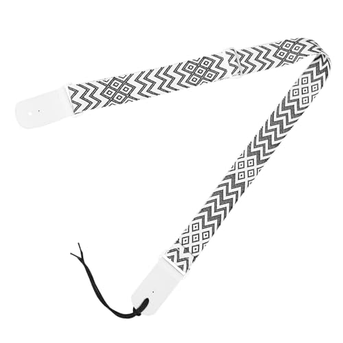 CVUTOVO correa de guitarra acústica Correa de hombro universal Accesorios de guitarra acústica tela...