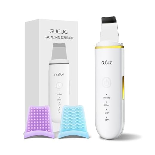 GUGUG Skin Scrubber Face Spatula, Skin Spatula Blackhead Remover with 4 Modes, Pore Spatula for Face, Facial Spatula for Deep Cleansing.