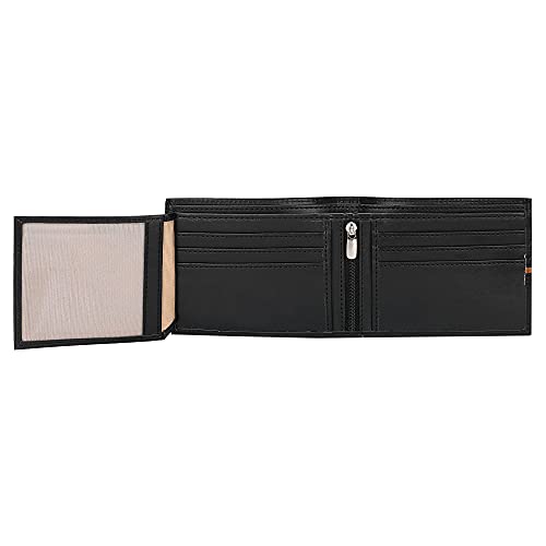 Image of Amicraft PU Leather Gift Combo Set|Gift |Wallet and Belt Gift For Him Light Weight Tan Wallet for Men 6 Card Slots PU Leather Formal & Casual Belt Free Size Upto 42 Inches|(Black)