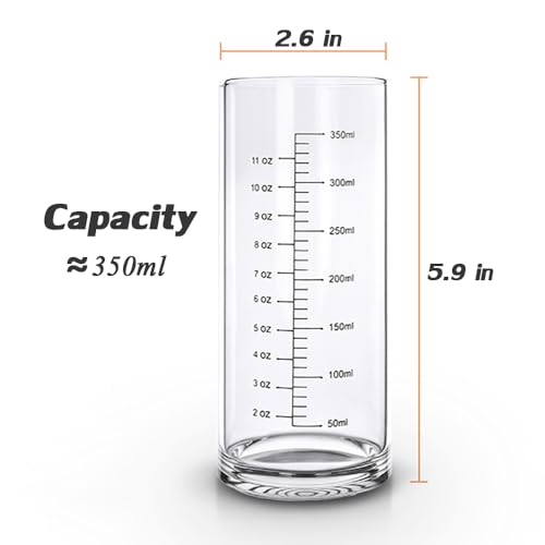 Vaso medidor de vidrio resistente a altas y bajas temperaturas miniatura 7
