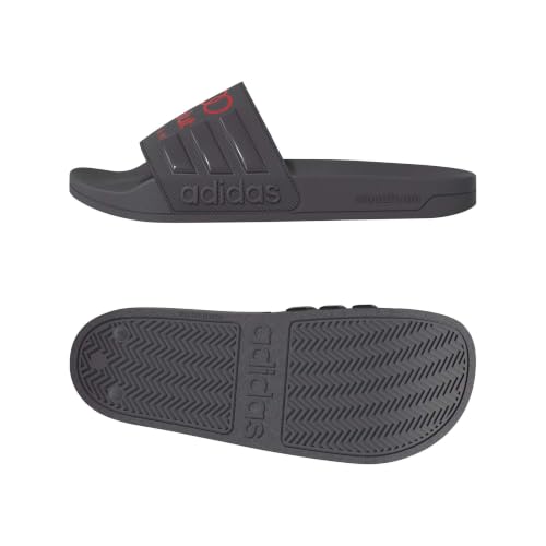 Image of adidas Mens Adilette Shower Arsenal Slides Casual Sandals Casual - Red