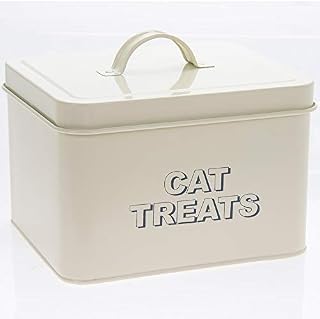 Lesser & Pavey Sweet Home Cat Treats Tin-Grey, h20cm