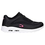 Fabricado en China John Smith Zapatillas Deporte Rando W Negro-Rosa Fucsia 38 para Mujer