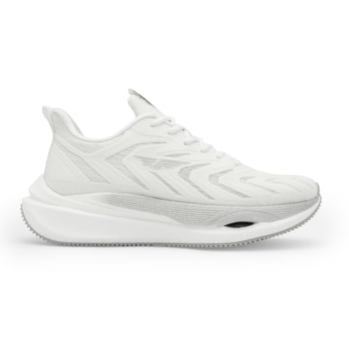 Image of Red Tape Men's Sport Shoes White Mesh KPU Round Toe Lace-Up