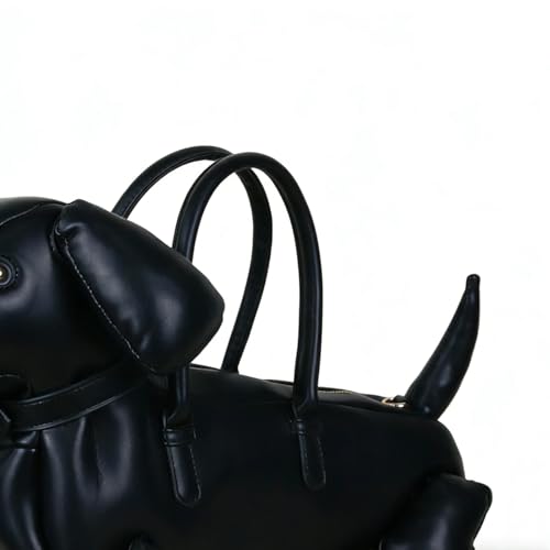 Portefeuille imperméable et sac à main chien en cuir PU durable