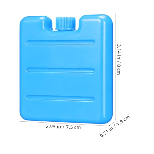 Image of Housoutil 100ml Reusable Ice Packs for Lunch Box, 8PCS Freezer Ice Blocks, Cooler Freezer Blocks Pack for Lunch Boxes, Camping, Picnics, Beach, Fishing, Outdoor Sports, Air Conditioner Coolers