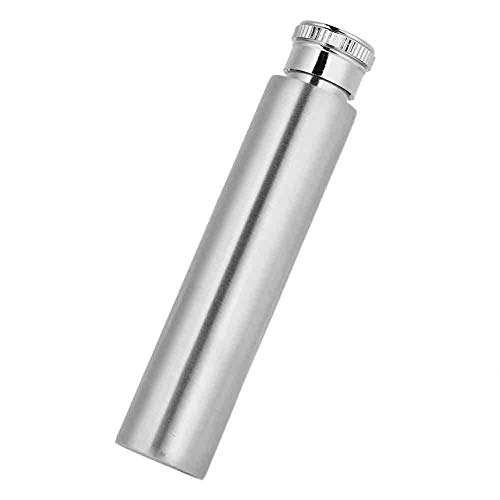 Botella de acero inoxidable de 1 onza para licor, botella de alcohol de acero inoxidable de bolsillo de 1 onza portátil, botella de vino para fiestas, picnics, camping, barbacoas