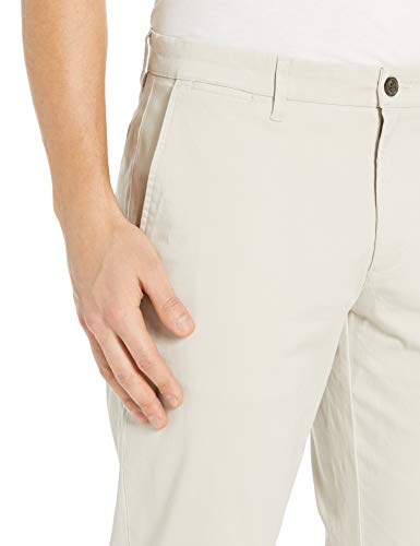 Goodthreads Men's Slim-Fit Washed Comfort Stretch Chino Pant, Stone, 32W X 30L #TOP2