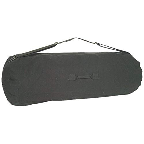 Fox Outdoor Products Zipper Duffel Bag, Black, 30 x 50-Inch