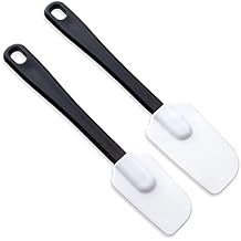 Rada Cutlery 2-Piece Flexible Spatula Set B310, BPA-Free Non-Scratch, Small 2.88" Face, Large 3.38" Face