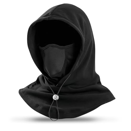 Dwitkul Balaclava Térmico Unisex - Máscara Antiviento Transpirable para Esquí/Ciclismo/Senderismo, Multiusos Invierno (Caza, Moto, Snowboard)