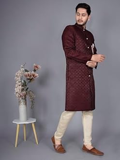 XEPON N.B.F Fashion Mens Ethnic Wear Indo Western Kurta Pyjama Set