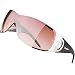 Verdster Casual Trendy Sunglasses For Women - Custom TourDePro Lenses - Accessories Case - UV400 Protection - Rimless Design - Great for Driving or City Walking, Black / Gold