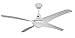 Unbekannt Mirage Ventilateur de Plafond avec télécommande Blanc 142 cm