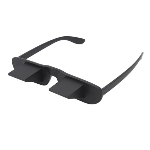 Bed Prism Spectacles Horizontal Mirror Lazy Readers Glasses 90 Degree Prism Glasses for Laying Down Reading Watching TV Black