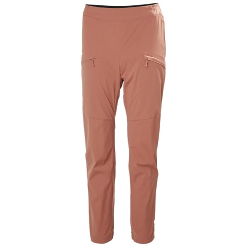 Helly-Hansen Vinda Light Tur Pant - Women's Lightweight, Breathable Hiking Pants for Outdoor Adventures, Water-Resistant Design, 084 Cedarwood - M
