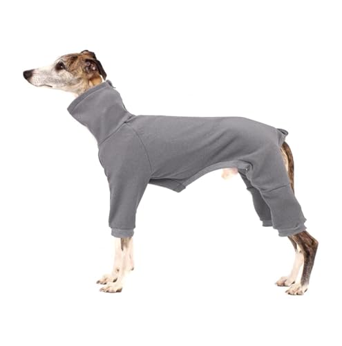 Accogliente cappotto per cani in pile per Whippet