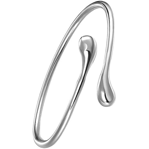 Abiotp 925 Sterling Silver Cuff Bracelet Cover
