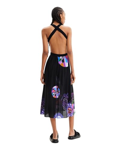 Caftan Desigual Sandy au style coloré unique et imprimés géométriques - 2