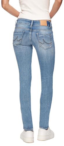 LTB Jeans Molly 200 - Slim Low Rise Basic-5-Pocket Light Wash niebieskie z mieszanki bawełny - rozmiar W28L32, niebieski, 28W / 32L