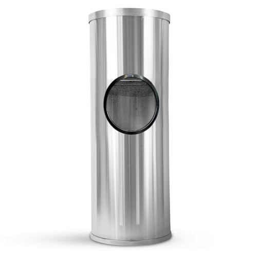 Zoom Wipes Dispenser with Trash Bin Stainless Steel