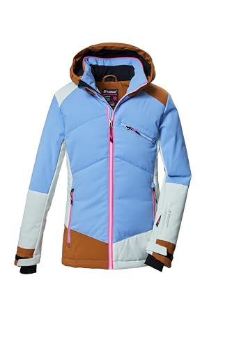 Chaqueta impermeable Killtec Ksw 403 con protector de nieve para esquí de niñas