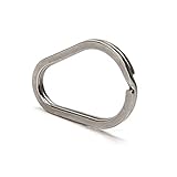 XS Scuba Tear Drop Split Rings - 5 Pack