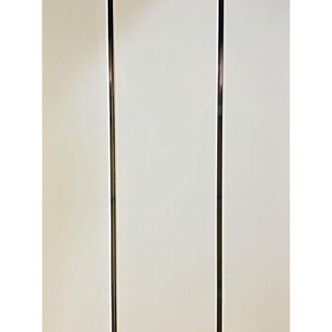 DBS Gloss White Chrome 8mm Wall Panels Cover