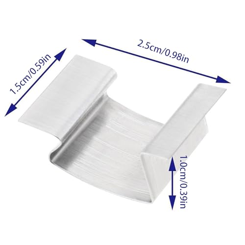 Clips de acero inoxidable en forma de G para construcción estable 5