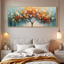 Cuadro de lienzo Árbol de la Vida 20x40cm moderno sin marco 2