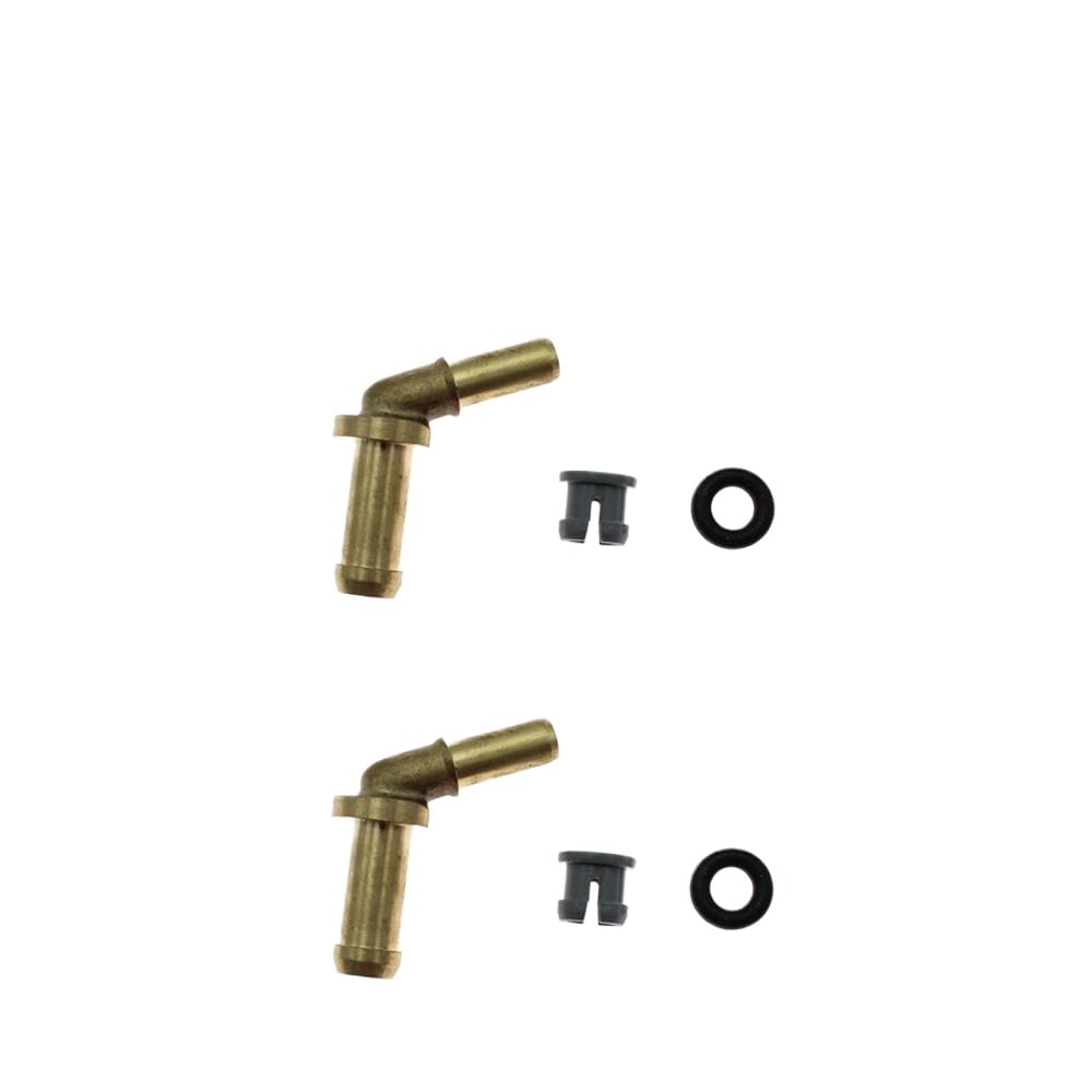 Jypudpewh 2 Set Thermostat Water Outlet Tube Connector 1/2/5/10 Lr049990 Lr048474 C2z28258 Compatible With Land Rover Discovery 4 Sport 5.0L 3.0L(2 Set)
