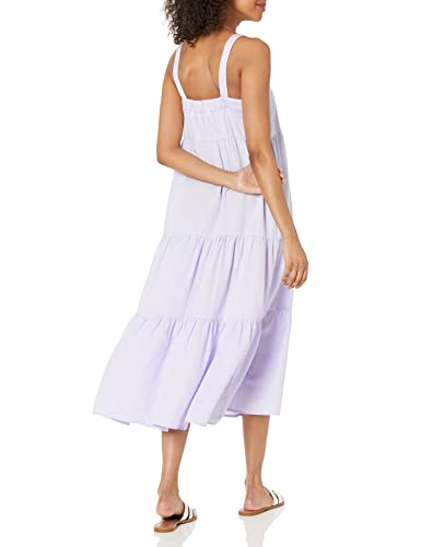 image for The Drop Women's Britt Tiered Maxi Tent Dress, Dusty Purple, XL, X-Lar