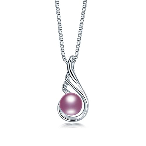 Perle d'eau douce cultivée collier pendentif bijoux femmes tendance style ZZHYGM