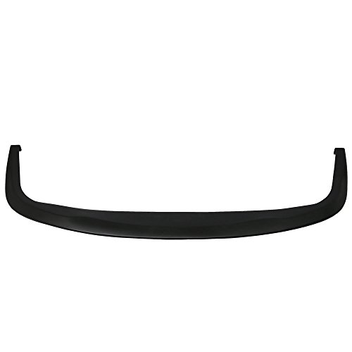 Universal Front Lip, CS Style Unpainted Black Polyurethane (PU) Spoiler Splitter Valance Chin Bodykit by IKON MOTORSPORTS - Image 6