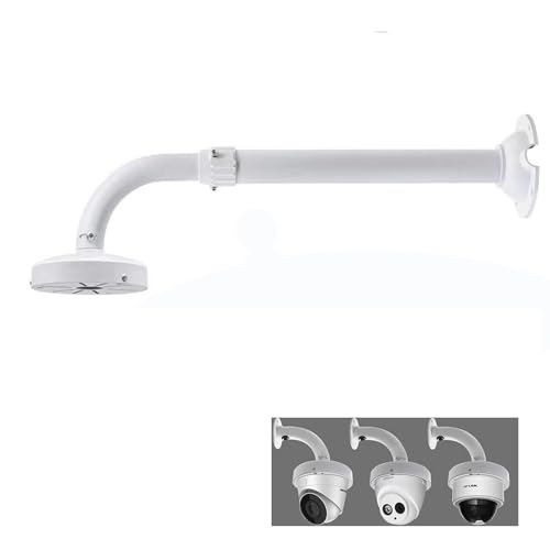 15.7-23.5in Telescopic Indoor and Outdoor Camera Bracket Metal Hoisting L-Type Metal Bracket, Used for Security Dome Network Camera Installation (40-60CML-PQ)