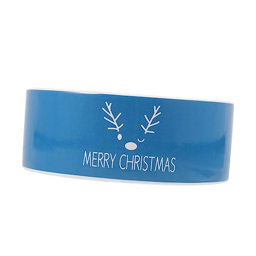 BESPORTBLE 1 Pc Ciotola in Ceramica Piatto Per Animali Natalizi Ciotola Per Gatti Dell'acqua Per Cani Ciotole in Porcellana Per Cani Per L'alimentazione Del Gatto