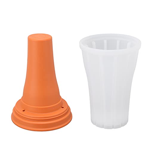 Slushie Cup, Slushy Maker Becher, Gefrorener Becher 150ml, Doppelschicht-Siliziumbecher, Frozen Magic Squeeze Cup,Instant Slushie Cup, zum Zubereiten von gefrorenen Fruchtshakes,Milchshakes(Naranja) – Bild 7
