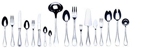 MEPRA 102322151 Flatware Set, 151 Piece, Metallic Finish, Dishwasher Safe Cutlery