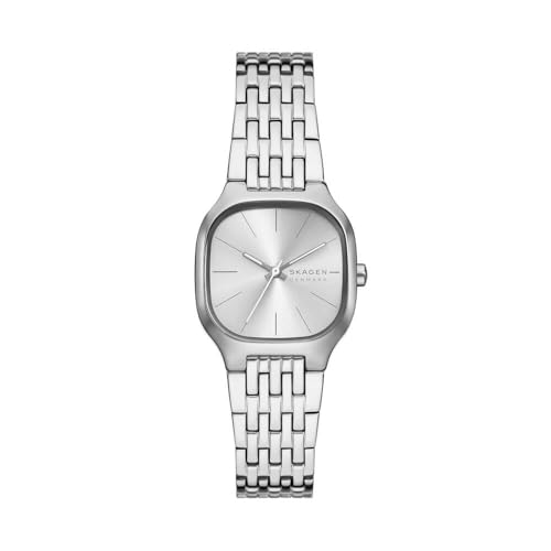 SKAGEN Mellem Lille Watch for Women, Quartz Three Hand Movement with Stainless Steel Strap