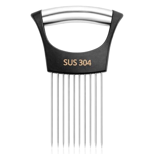 Onion Slicer Holder and Vegetable Chopper Cutter