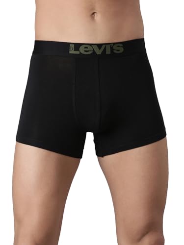 Image of Levi's Men's Solid Cotton Mid Waist Fit Durable and Breathable with Enhanced Comfort Breif