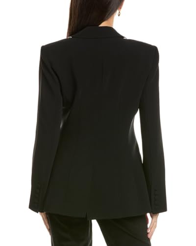 Cinq à Sept Women's Rhinestone Fringe Emb Cheyenne Blazer2