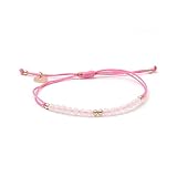 LUXENTER Pulsera Dinmek de plata, oro rosa y Agata Rosa
