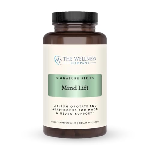 Mind Lift - Mood Boost, Mental Focus, Cognitive Defense - Lithium, GABA, DHA L-Phenylalanine | 60ct (1 Month Supply)